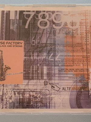 House Factory Hot, Black and Strong CD single μεταχειρισμένο, 6 κομμάτια
