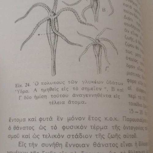 Stoicheia Genikis Viologias textbook used, 1940 OESV edition