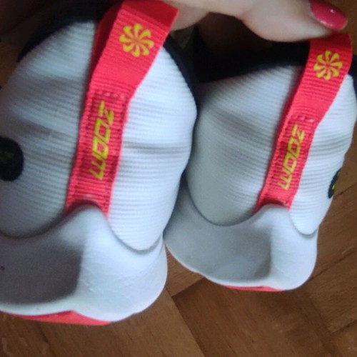 Nike Air Zoom Speed 2 running shoes size 38 used, white with multicolor details