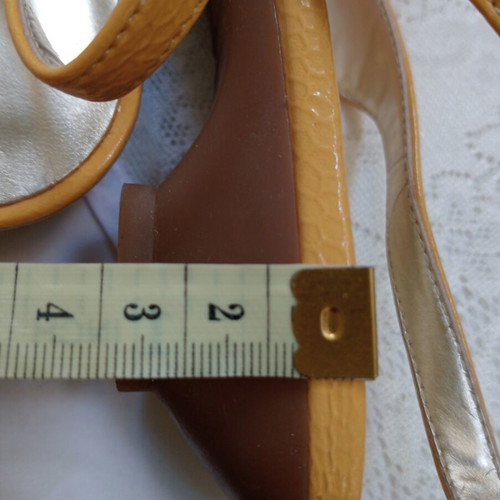 Anne Klein Peep-Toe Shoes New, Dark Butter Milk Color