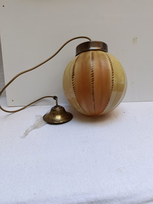 Ceiling light handmade, rare Greek collectible, like new, 1930