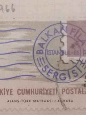 Γραμματόσημο Τουρκίας 1966 σαν καινούργιο, balkanfila