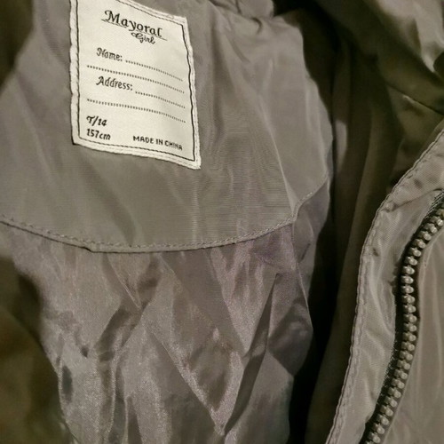 Mayoral jacket used for girl 12-13 years gray
