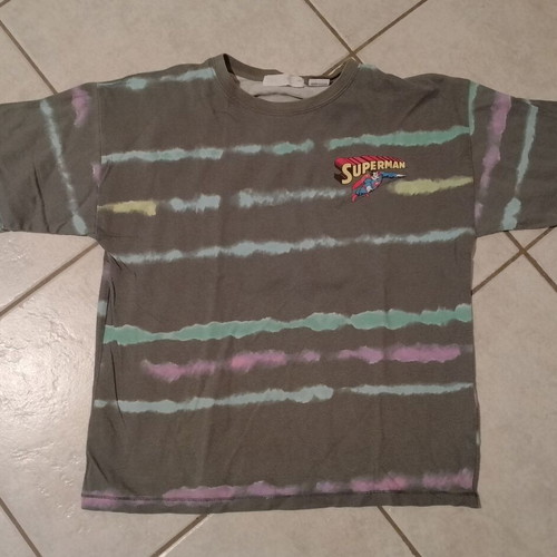 Zara Superman t-shirt used, size 140 cm, grey and yellow