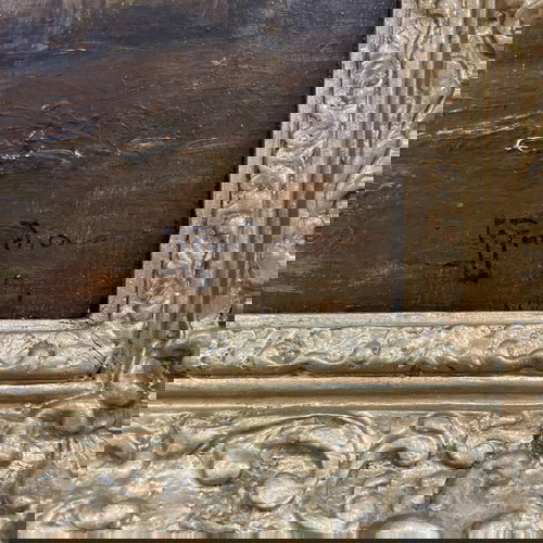 Ελαιογραφία απο το 1850! σε ξύλο μοναδικό με κορνίζα!!