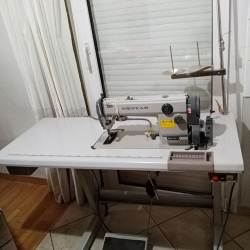Sostar industrial sewing machine RAT-156 with professional table