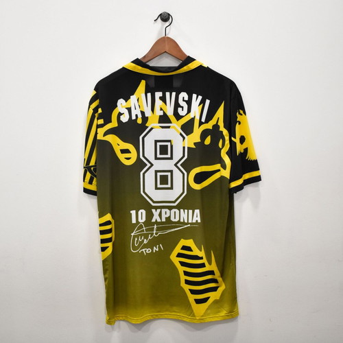 AEK football home jersey 1997-98, size large