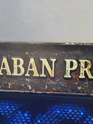Azkaban Prison wall sign like new