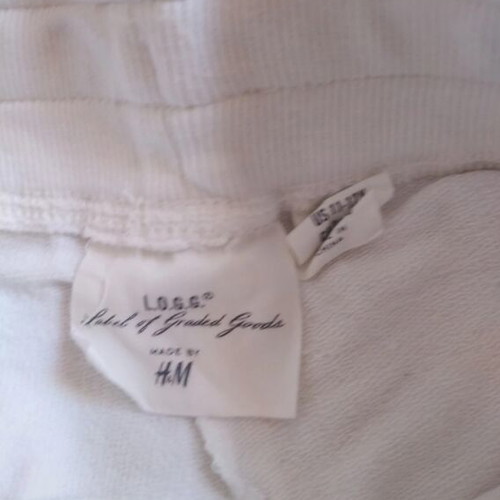 H&M cotton capri pants for girls 12 years like new, white