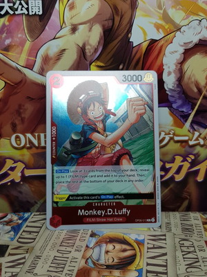 One Piece Luffy card near mint