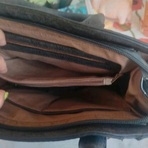 Accessories shoulder bag like new, dark gray anthracite