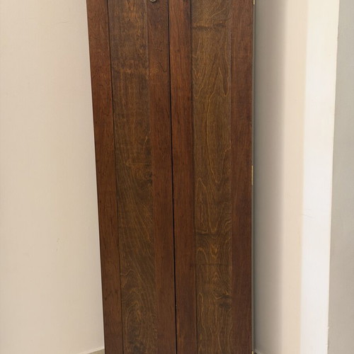 Handmade solid wood CD DVD case with 14 shelves