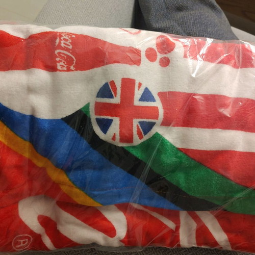 Coca-Cola Olympic Games 2012 London collectible towel and packaging new
