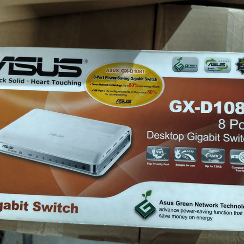 Asus GX-D1081 8 Port Desktop Gigabit Switch