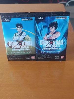 Dragon Ball Super Card Game Fusion World Promotion Pack Vol. 2 and Vol. 3 new