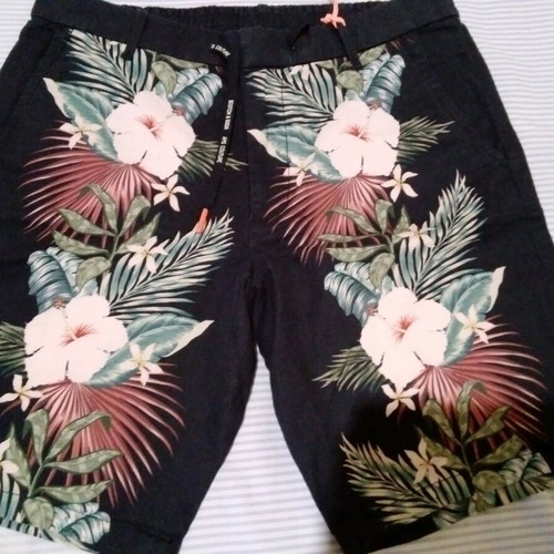 Scotch & Soda unisex linen bermuda shorts new, size 16
