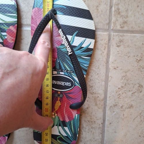 Havaianas Slim Tropical flip-flops, size 43, floral