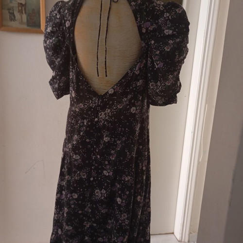 ASOS maxi dress cotton dark gray like new, sizes L/XL