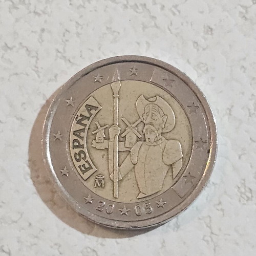 Collectible Spanish Don Quixote coin 2005 like new