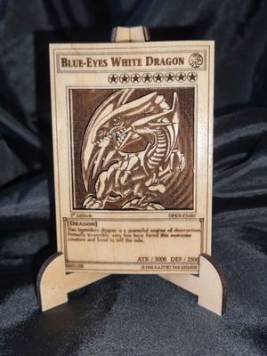 Engraved Yu-Gi-Oh card new