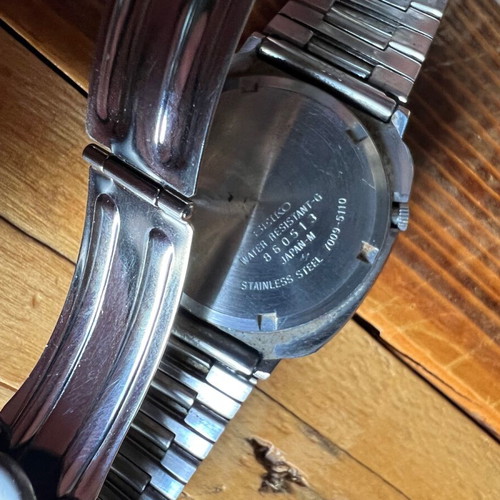 Seiko Automatic vintage watch used, 7009 movement, gray