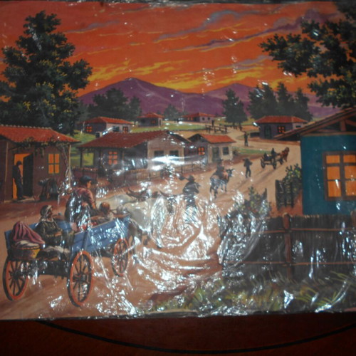 Folk poster used, dimensions 39x28cm
