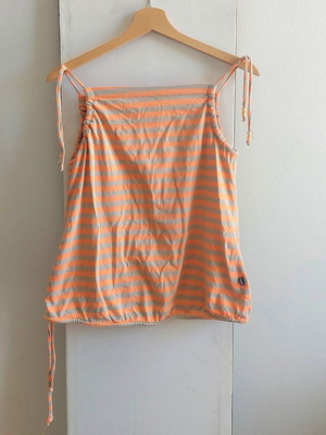 Toi&Moi striped top with adjustable ties, medium/large