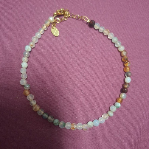 LifeLikes anklet bracelet with multicolored beads
