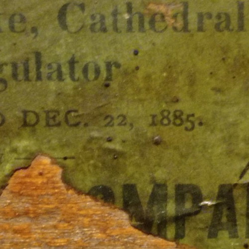 Antique clock needs service