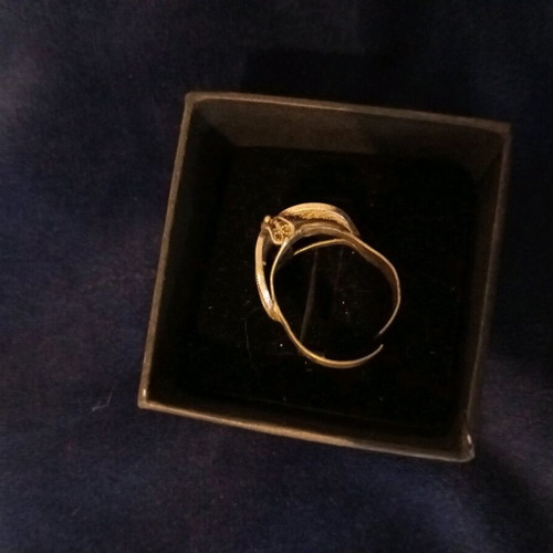 Handmade 925 ring used, openable, 1970s style