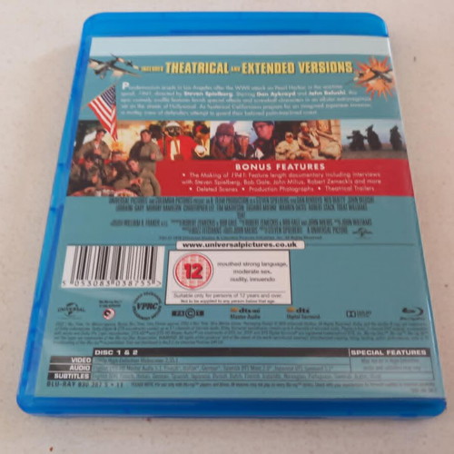 1941 Blu-Ray 2 Disc Special Edition used, Steven Spielberg film