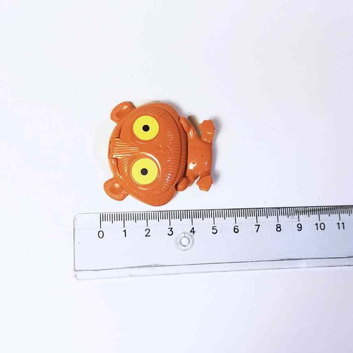 Kinder plastic figure used with scratches and marks