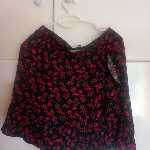 Two short summer skirts like new, floral design, size M