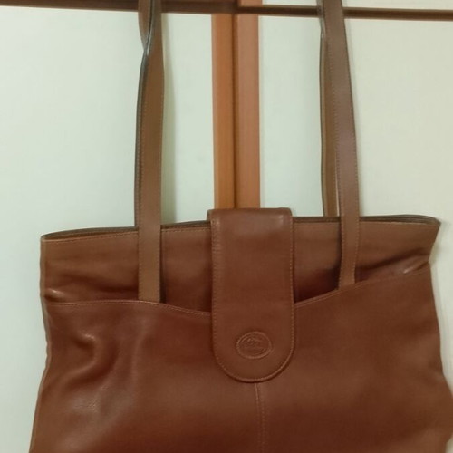 Iguana shoulder bag leather brown like new