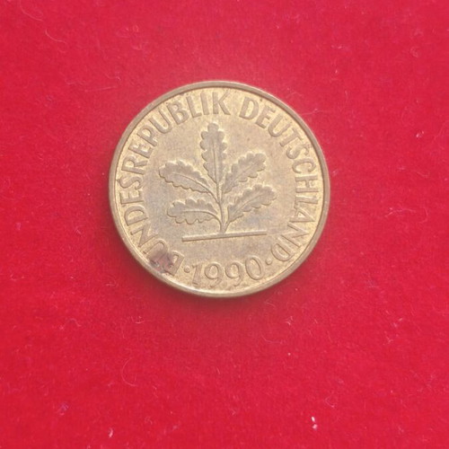 Germany 10 Pfennig coin used