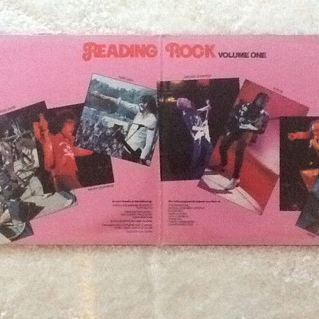 Various Reading Rock '82 record used, metal genre