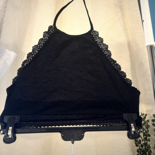 Shein crop top, black, size L