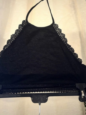 Shein crop top, black, size L