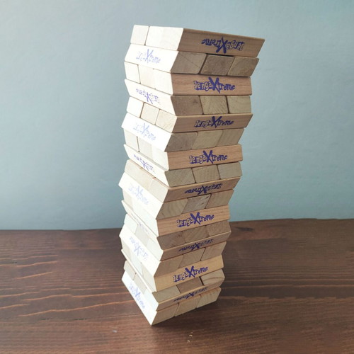 Jenga Extreme used wooden block board game