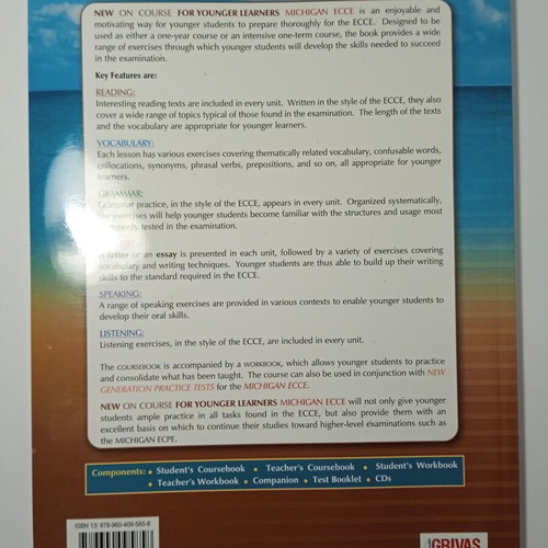 On Course for Younger Learners Michigan ECCE Coursebook Teacher's New