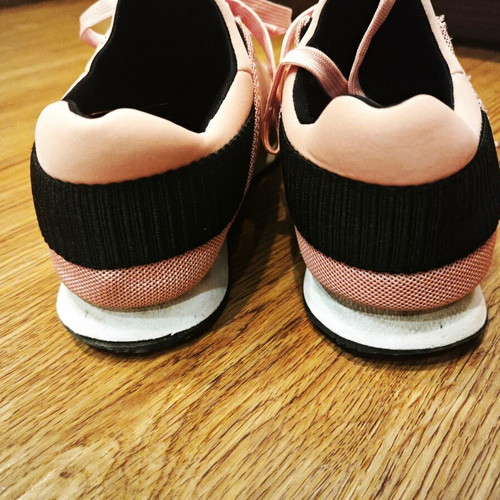 Trussardi sports shoes used, size 39, pink and black