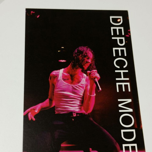 Depeche Mode collectible postcard used, Heroes Publishing