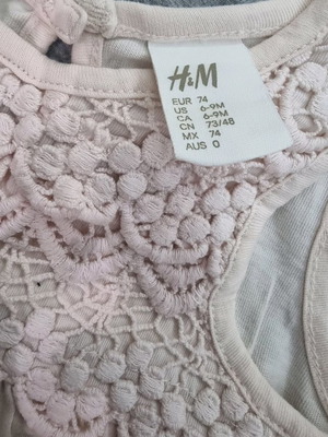 Φόρεμα βρεφικό H&M μεταχειρισμένο, μέγεθος 6-9 μηνών