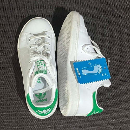 Adidas Stan Smith Kids new, size 33.5, white/green