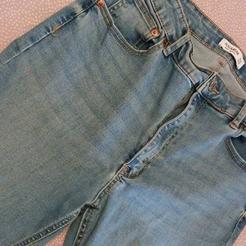 Pull & Bear elastic jeans blue size L like new