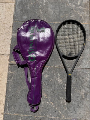 Spalding Graphite Tennis Racket with Original Case like new