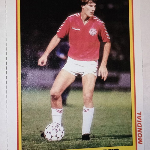 Michael Laudrup 1986 Mondial collectible card like new