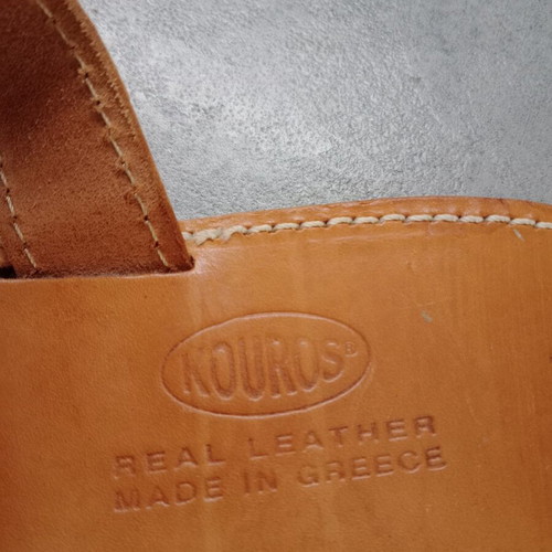 Kouros leather sandals like new, size 40, brown