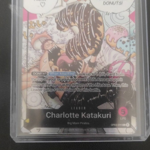 One Piece TCG Leader Foil Alternative Charlotte Katakuri like new