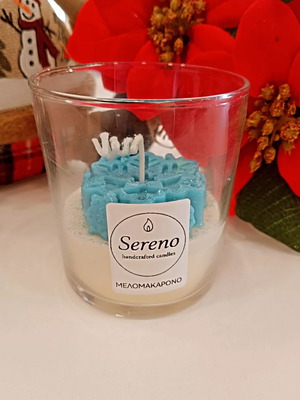 Soy scented candle with melomakarono fragrance new